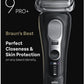 Braun Series 9 PRO+ Elektrisch Scheerapparaat Pro SensoAdapt Oplaadstandaard Zwart