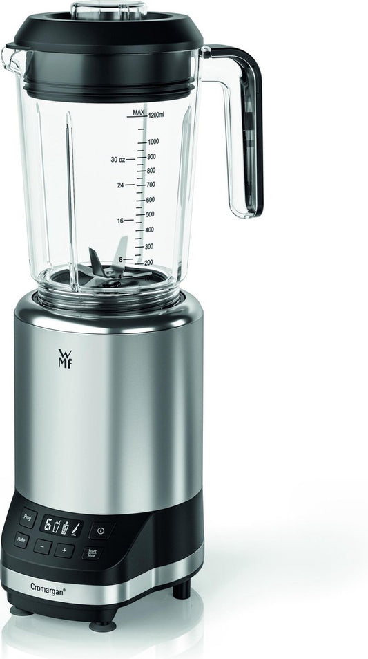 WMF KULT Pro Multifunctionele Blender: Krachtig 1200W, 6 Snelheden, LCD Display, IJscrusher