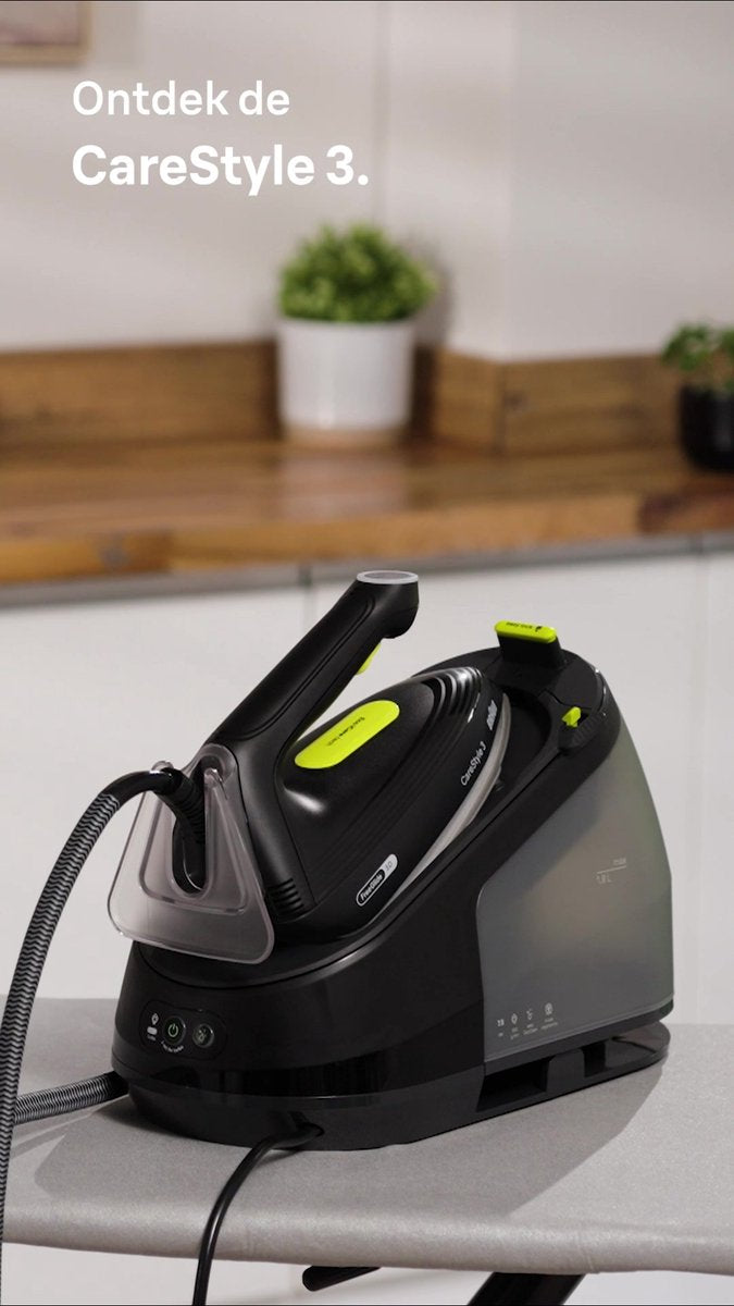 Braun CareStyle 3 IS3257BK Stoomgenerator 7.5 Bar 2200W Zwart