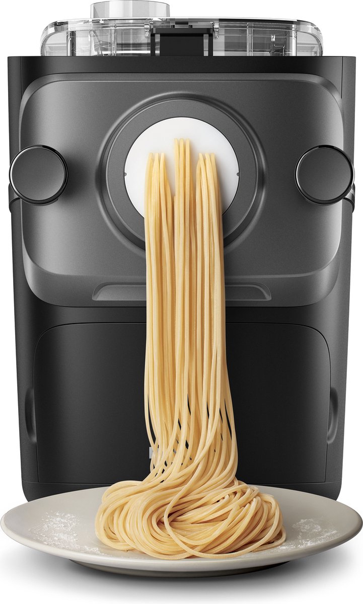 Philips 7000 Serie Pastamachine met 8 Vormschijven, Automatische Weegfunctie, Zwart