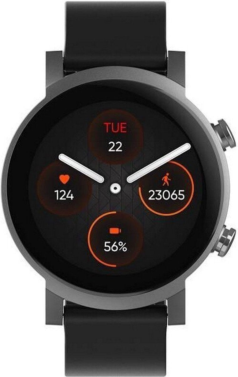 Mobvoi TicWatch E3 Wear OS Sporthorloge: IP68, GPS, SpO2, 1GB/8GB Zwart