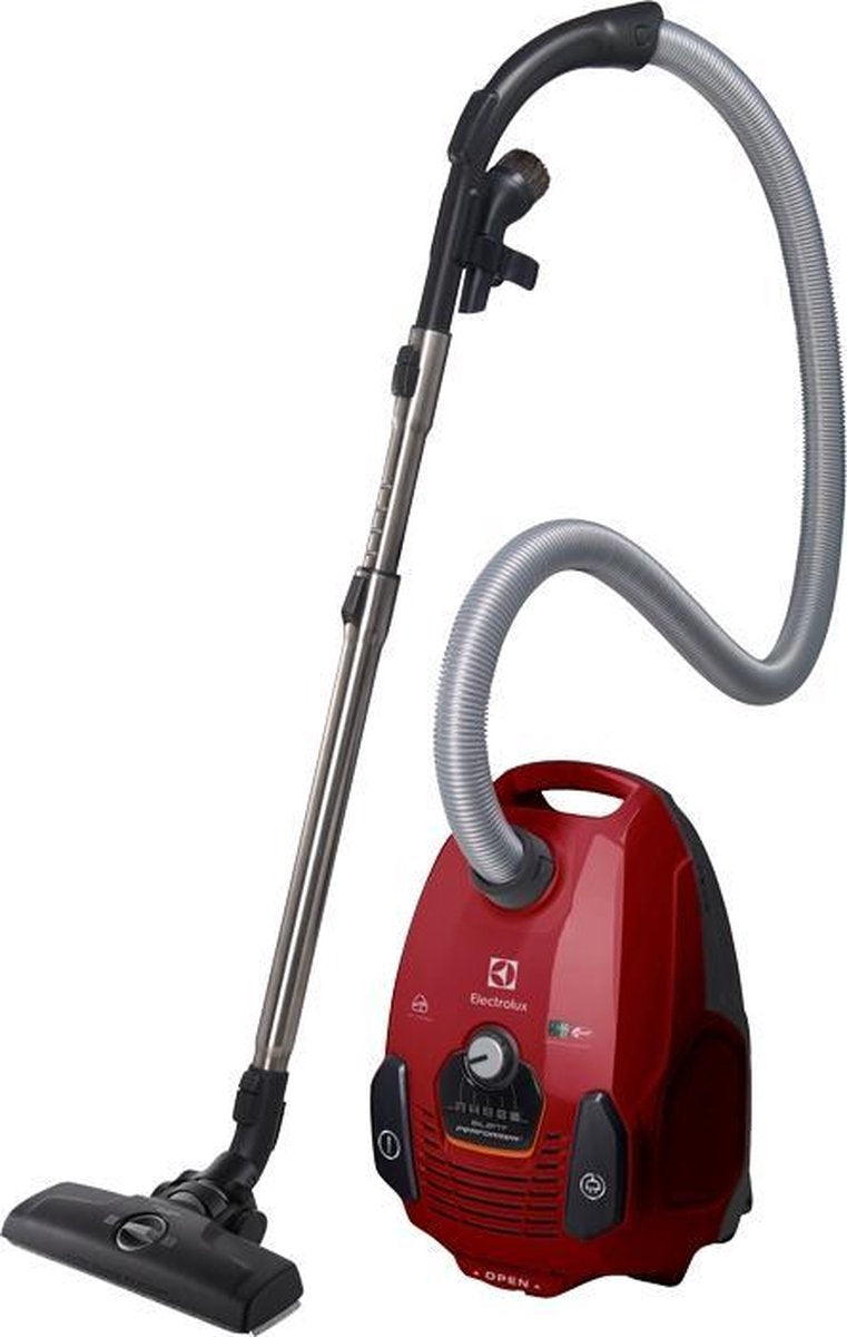 Electrolux ESP73RR Krachtige 650W Cilinderstofzuiger met Stofzak 3,5L - Rood