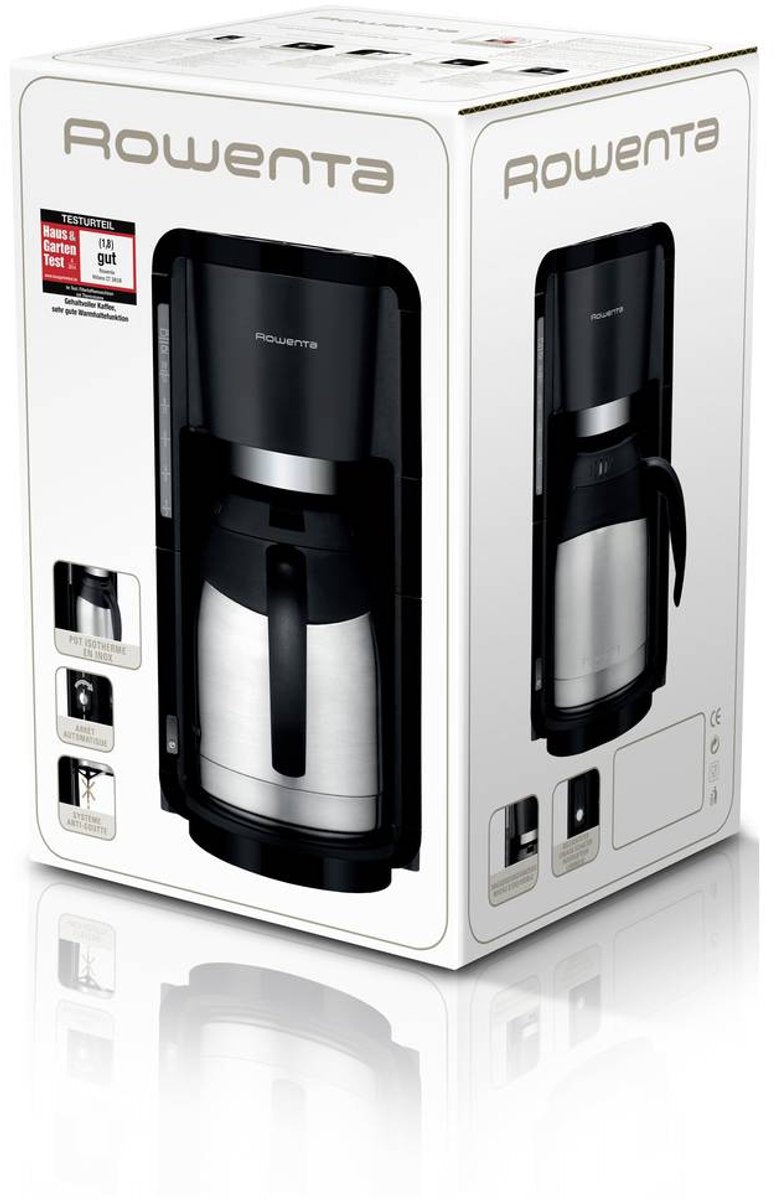 Rowenta Milano CT3818 Filterkoffiezetapparaat met Thermoskan en Warmhoudfunctie