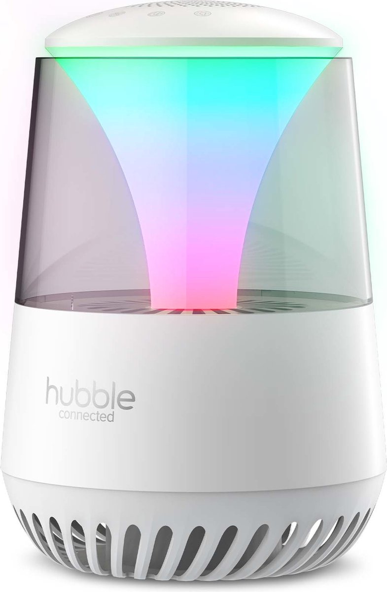 Hubble Connected Pure 3-in-1 Luchtreiniger Bluetooth Speaker Nachtlampje Babykamer