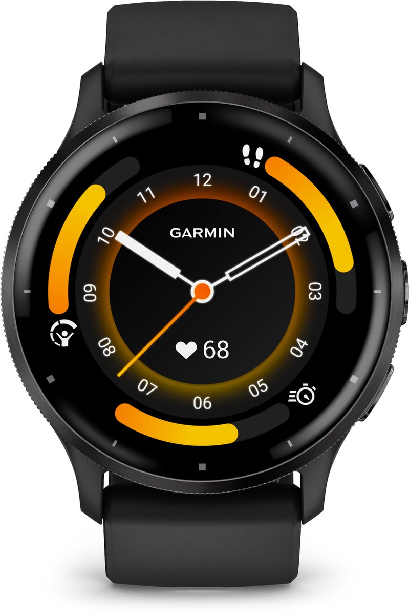 Garmin Venu 3 AMOLED Smartwatch Sporthorloge Zwart - Gezondheid, Sport, GPS, Bellen