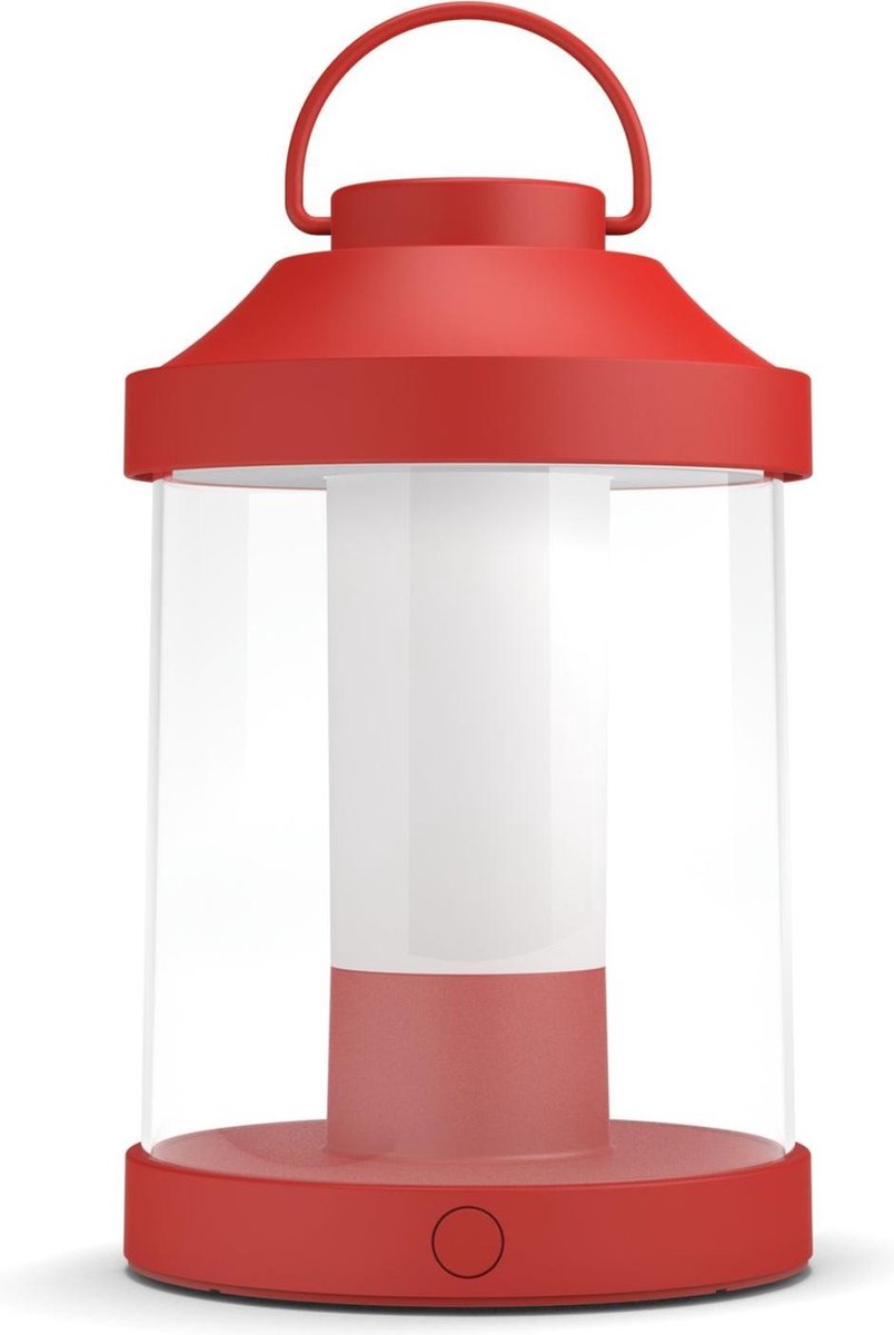 Philips Abelia Draagbare LED Tafellamp Wit - Dimbaar, USB Oplaadbaar, IP44 Weerbestendig