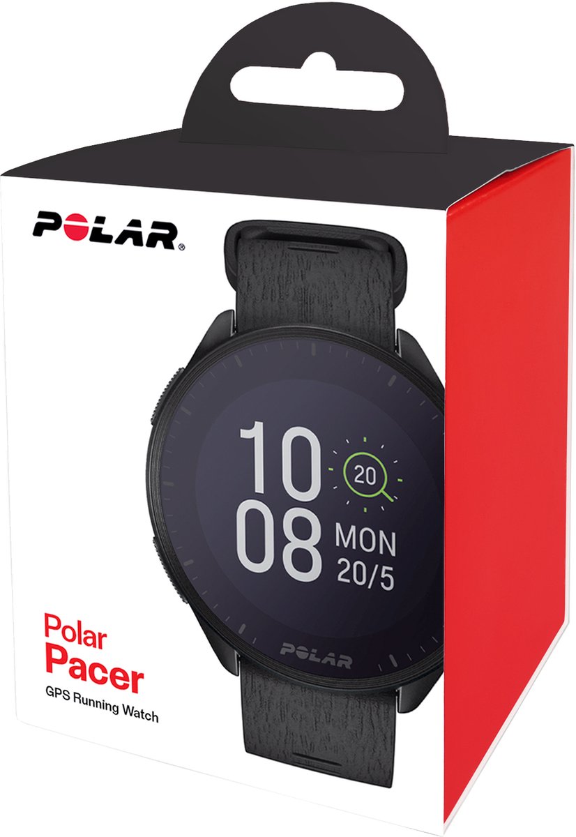 Polar Pacer GPS Hardloophorloge - Nauwkeurige Tracking, Lange Batterij, Smarte Functies