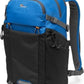 Lowepro Photo Active BP 200 AW Blauw/Zwart: Compacte 16L Camera Rugzak voor Reizen