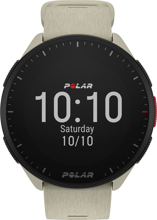 Polar Pacer GPS Hardloophorloge Cloud White - Nauwkeurige Tracking Slaapanalyse