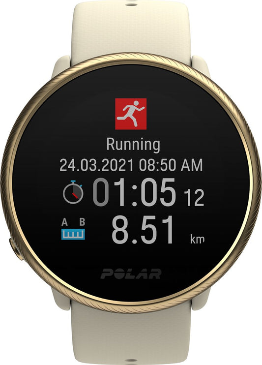 Polar Ignite 2 Smartwatch Sporthorloge Activity Tracker Champagne/Goud S-L