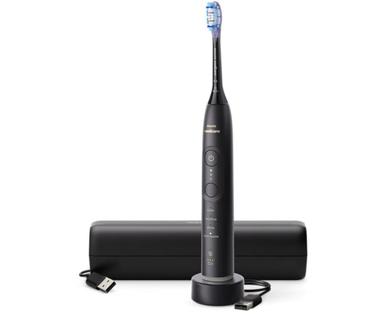 Philips Sonicare 7100 Series Zwarte Elektrische Tandenborstel Reisetui Gezond Tandvlees HX7421/01