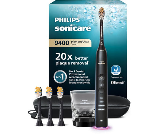 Philips Sonicare DiamondClean Smart 9400 Elektrische Tandenborstel Zwart: Optimale Mondverzorging
