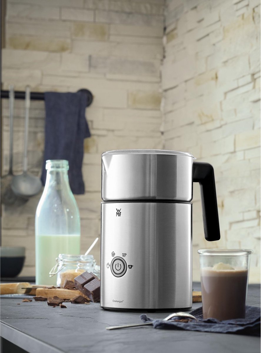 WMF Lono Melk- & Chocolade Opschuimer RVS: Warm, Koud, Perfect Schuim