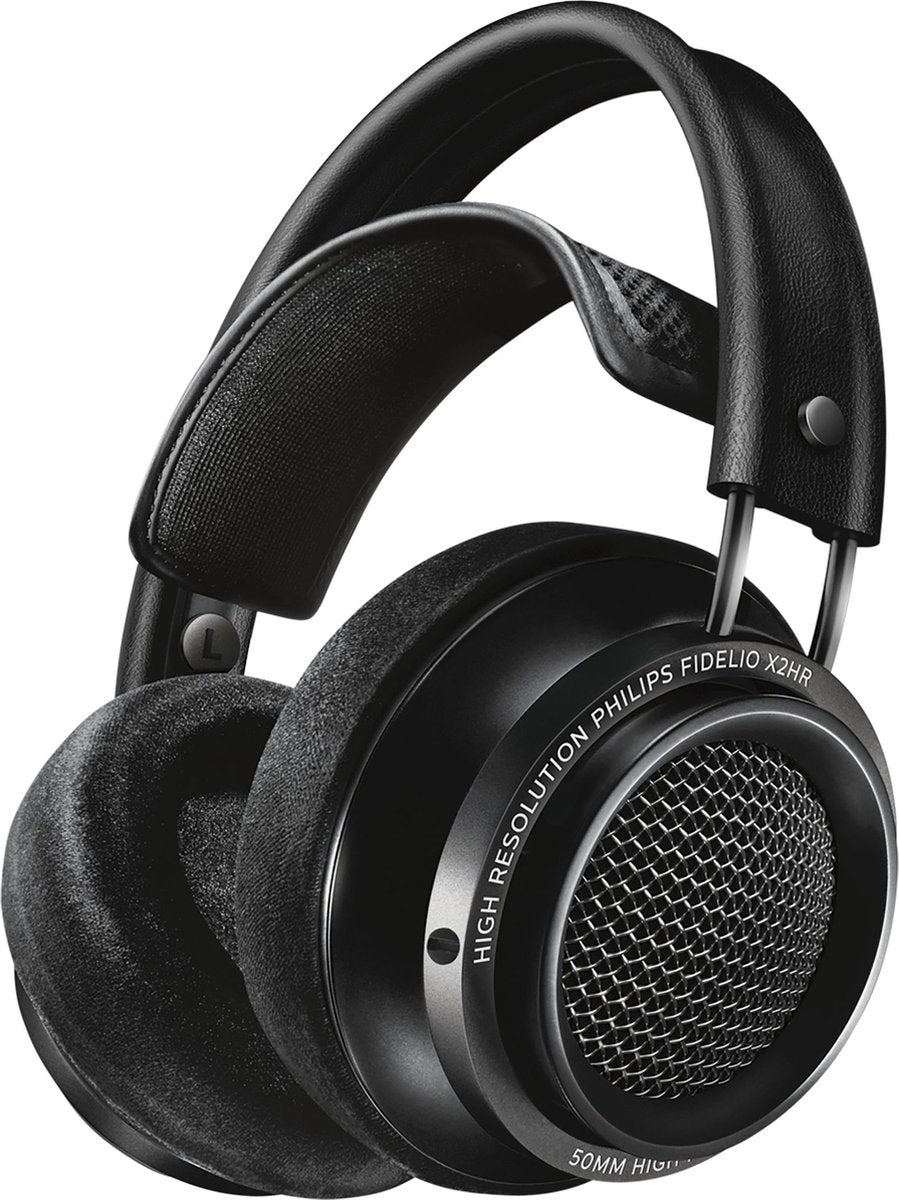 Philips Fidelio X2HR Hi-Res Over-ear Hoofdtelefoon: Superieure Audiokwaliteit Comfortabel Zwart Design