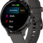 Garmin Venu 3S Smartwatch: Compact AMOLED Scherm, Gezondheidsmonitoring Pebble Grey