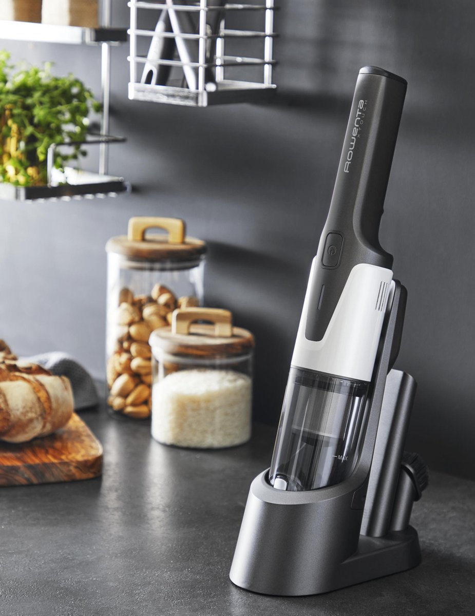 Rowenta X-Touch Draadloze Kruimelzuiger AC9736: Krachtige Zuigkracht, Compact & Ergonomisch