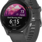 Garmin Forerunner 255 GPS Sporthorloge: Hardlopen, 46mm, Slate Grijs, Prestatiegericht