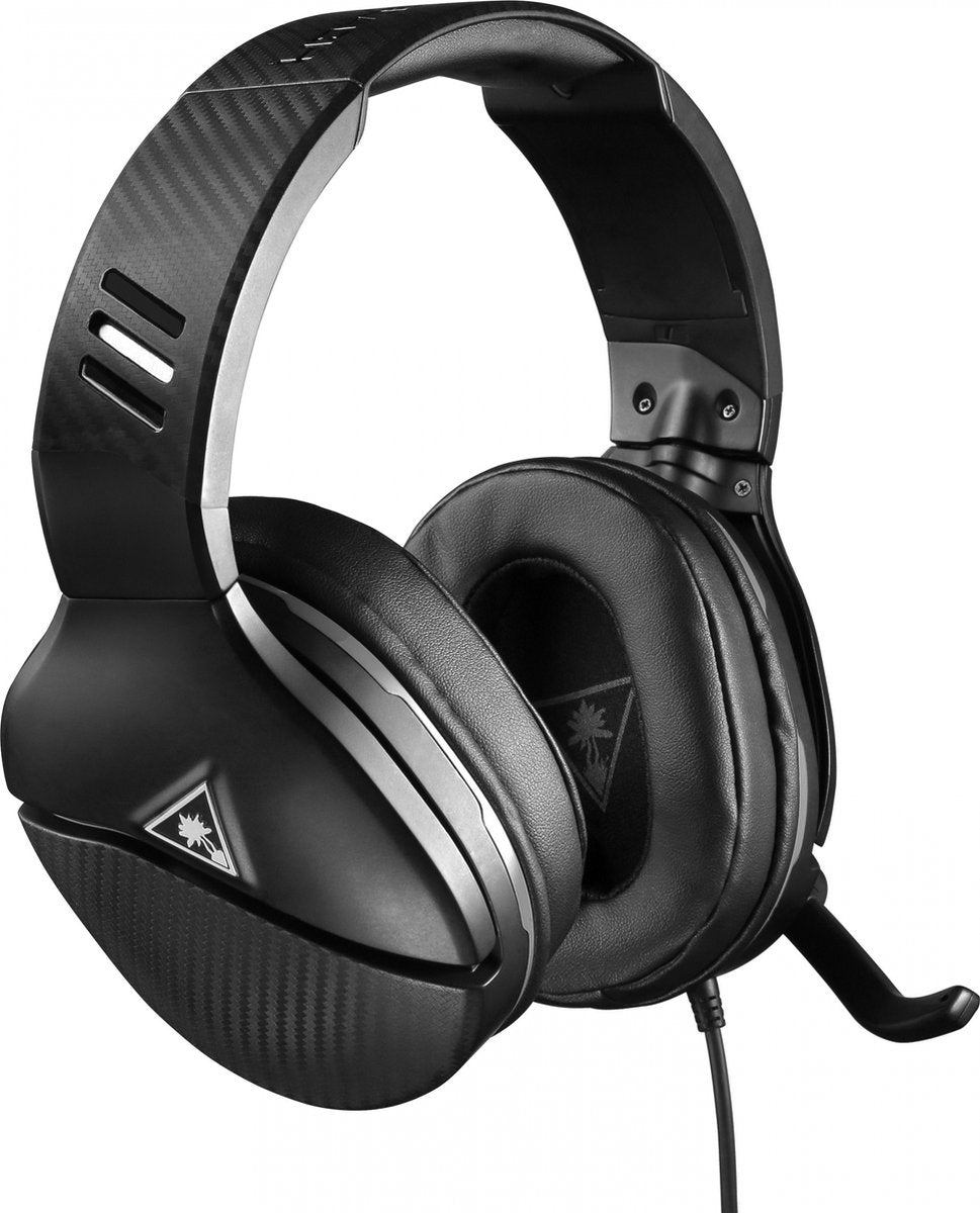 Turtle Beach Recon 200 Zwarte Gaming Headset: Versterkte Audio, Bass Boost, Multi-platform