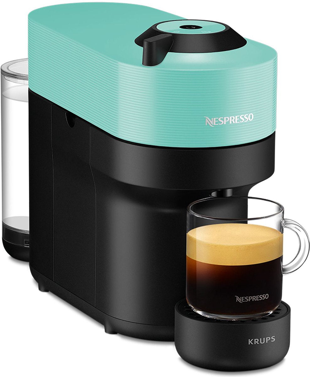 Krups Nespresso Vertuo POP XN9204 Koffiecupmachine Aqua Mint Compact Design