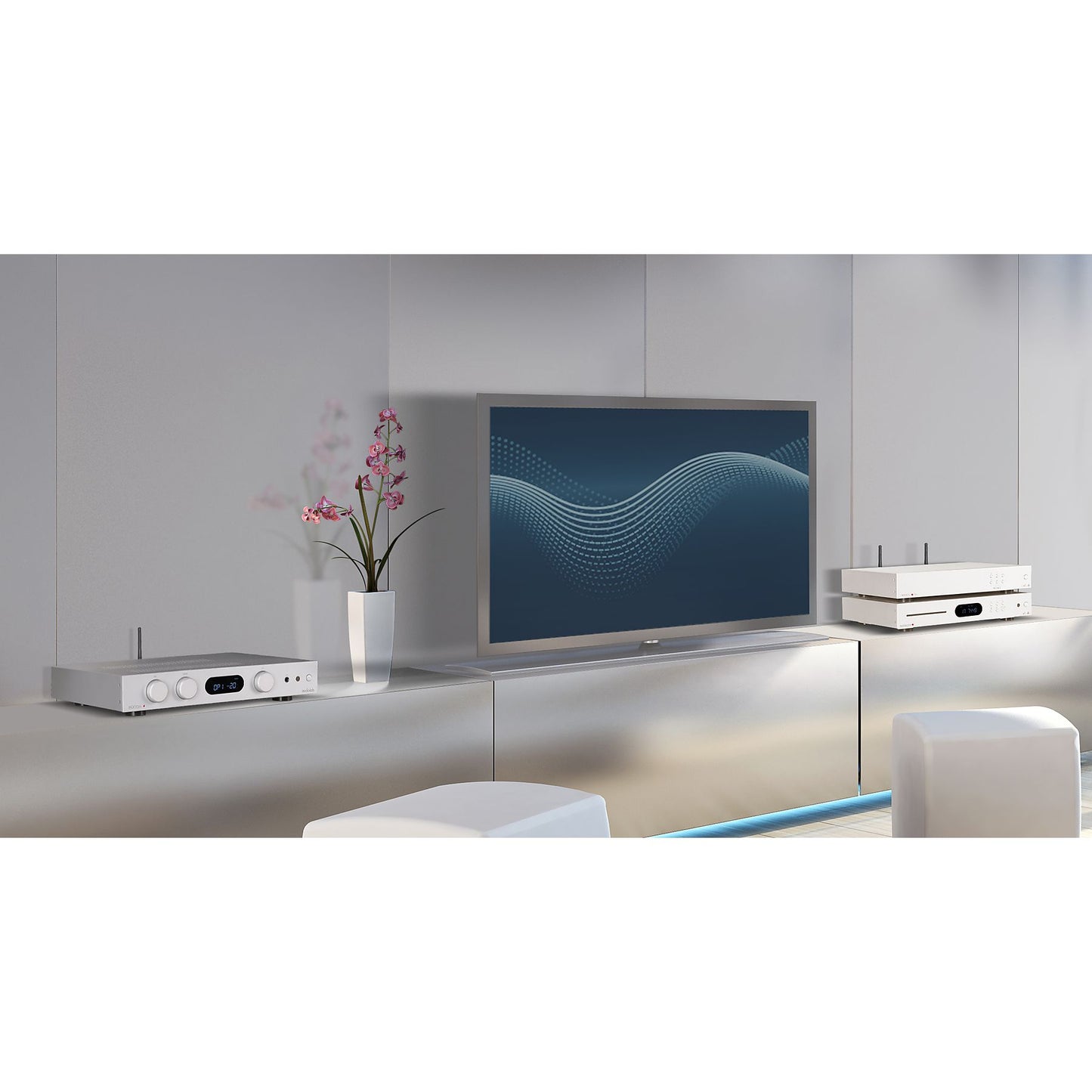 Audiolab 6000N Draadloze Hifi Streamer: Lossless Wi-Fi Audio, Multiroom, Uitgebreide Connectiviteit