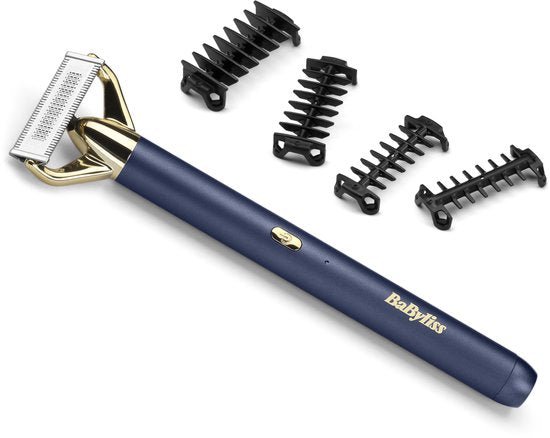 BaByliss X-Blade Super-X Metal Series 2-in-1 Baardtrimmer Navy & Gold - MR commerce