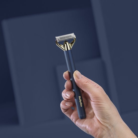 BaByliss X-Blade Super-X Metal Series 2-in-1 Baardtrimmer Navy & Gold - MR commerce