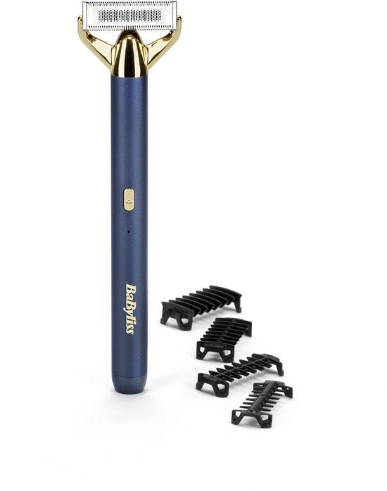 BaByliss X-Blade Super-X Metal Series 2-in-1 Baardtrimmer Navy & Gold - MR commerce