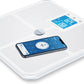 Beurer BF 950 Witte Lichaamsanalyse Personenweegschaal met Bluetooth en Zwangerschapsmodus - MR commerce