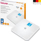 Beurer BF 950 Witte Lichaamsanalyse Personenweegschaal met Bluetooth en Zwangerschapsmodus - MR commerce