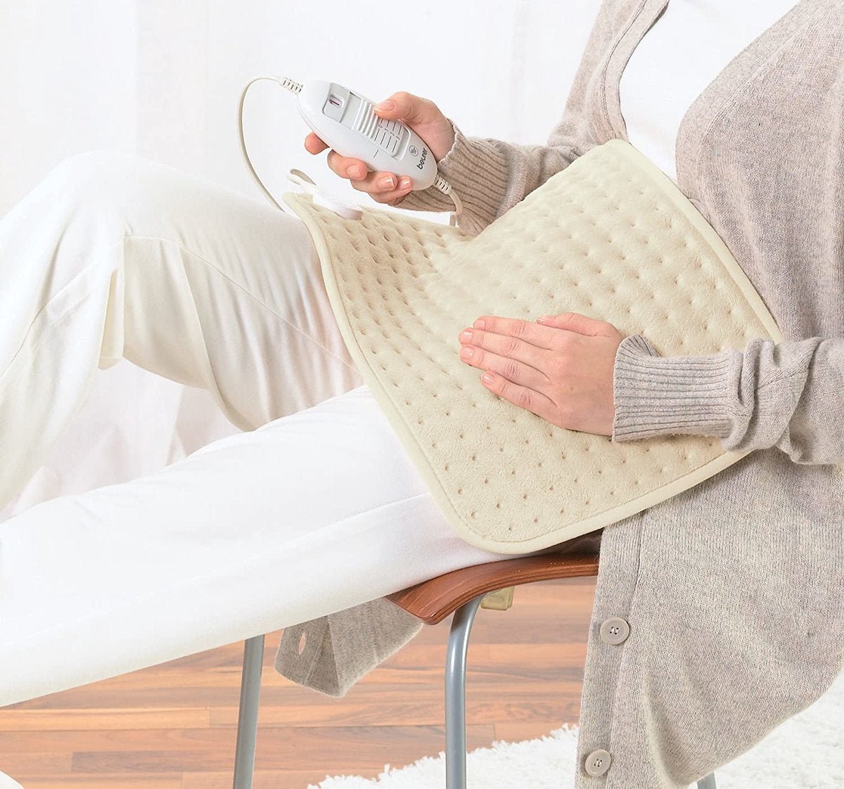 Beurer HK 45 Cosy Elektrisch Warmtekussen Rug Buik Nek Schouder Zacht Fleece - MR commerce