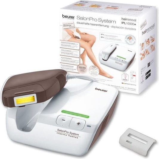 Beurer IPL 10000+ SalonPro Professioneel Ontharingsapparaat XXL Lichtoppervlak Huidtypeherkenning UV - filter - MR commerce