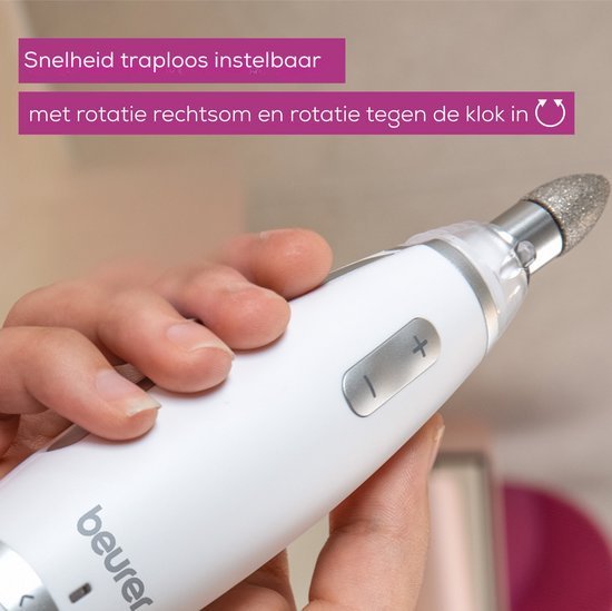 Beurer MP 62 Professionele Manicure & Pedicure Set - 10 Opzetstukken, LED Licht - MR commerce