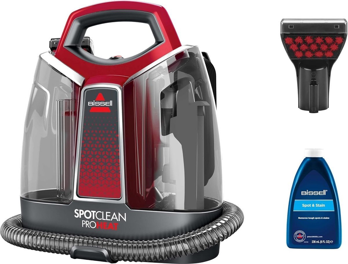 BISSELL SpotClean ProHeat Draagbare Vlekkenreiniger HeatWave Tapijt Bank Auto - MR commerce