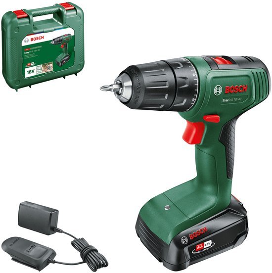 Bosch EasyDrill 18V-40 Accuschroefboormachine 18V Li-Ion Accu Lader - MR commerce