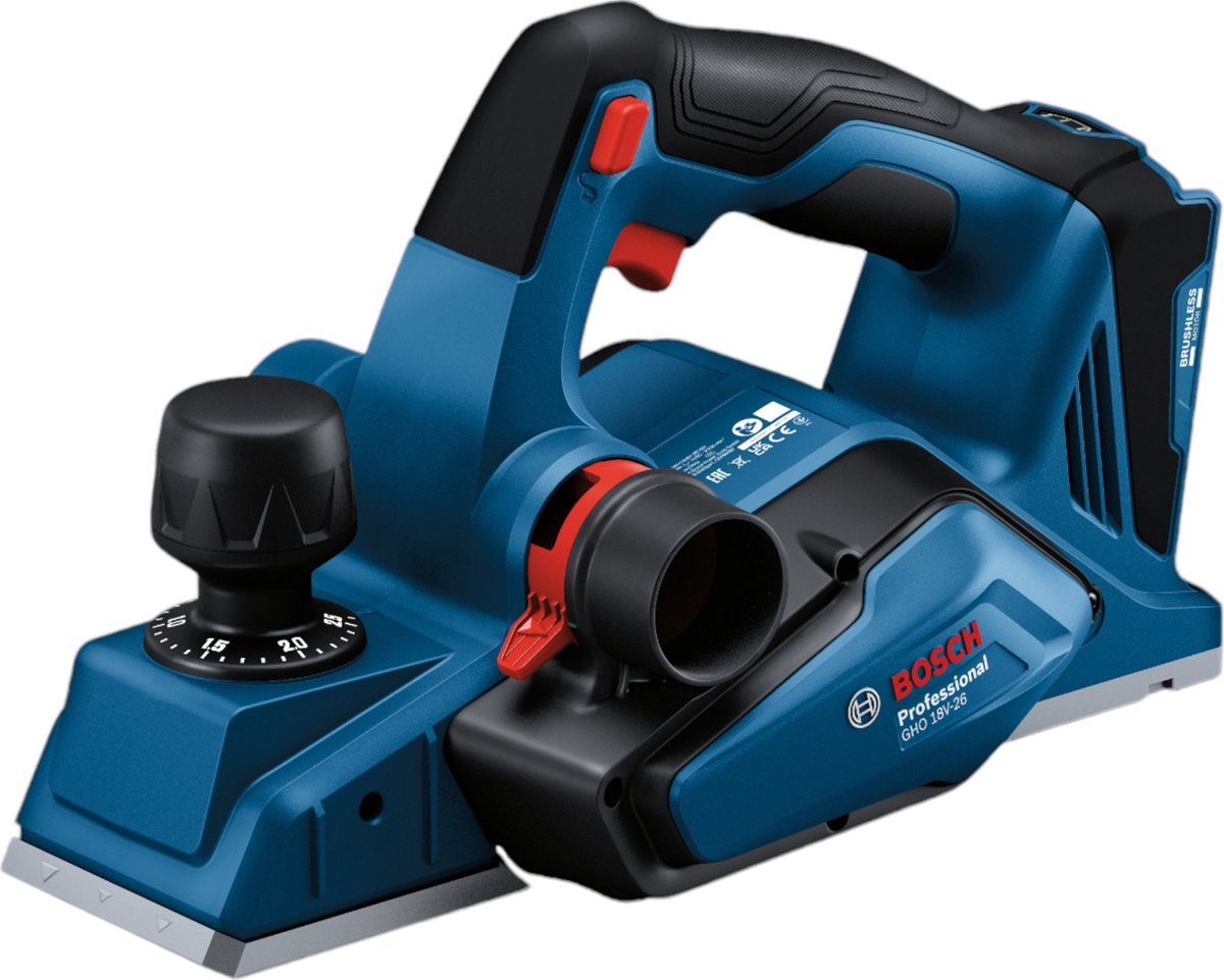 Bosch GHO 18V-26 Professional Cordless Planer 18V Body L-Boxx - MR commerce
