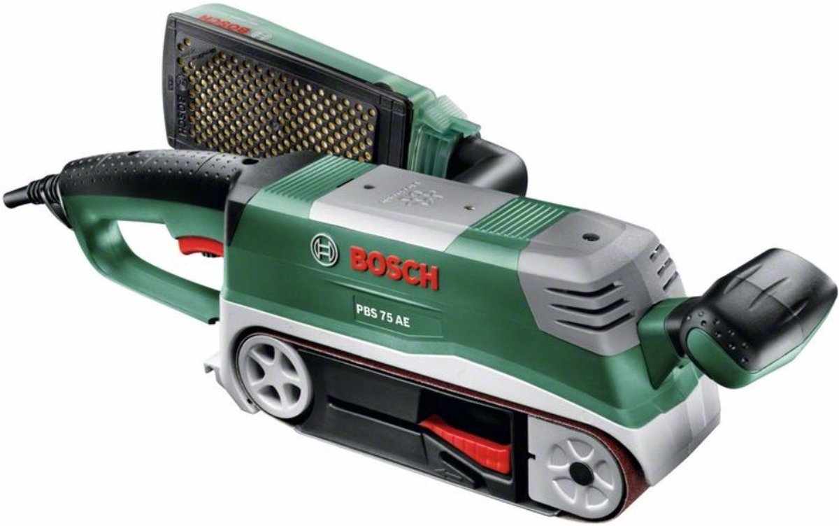 Bosch PBS 75 AE Bandschuurmachine 750W Krachtig Robuust Precisie Schuren Grote Oppervlakken - MR commerce