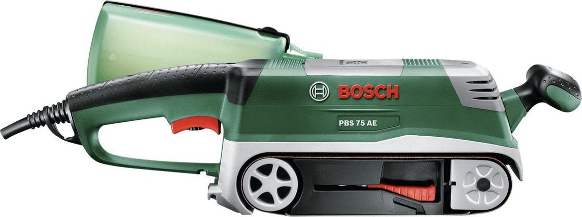 Bosch PBS 75 AE Bandschuurmachine 750W Krachtig Robuust Precisie Schuren Grote Oppervlakken - MR commerce