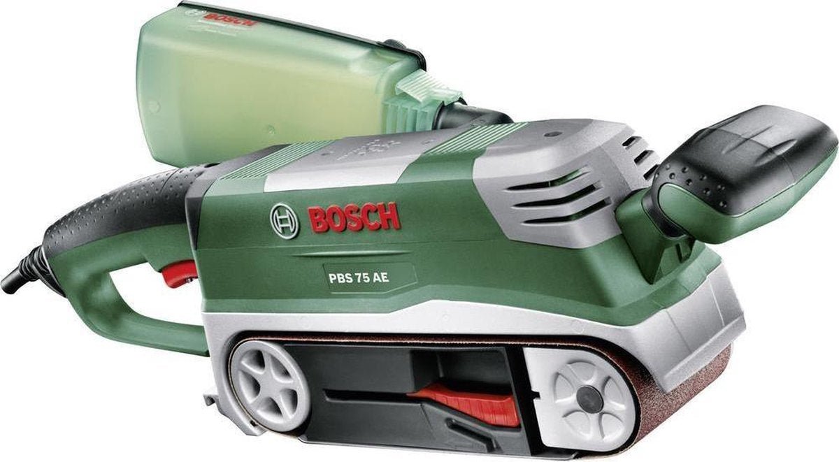 Bosch PBS 75 AE Bandschuurmachine 750W Krachtig Robuust Precisie Schuren Grote Oppervlakken - MR commerce