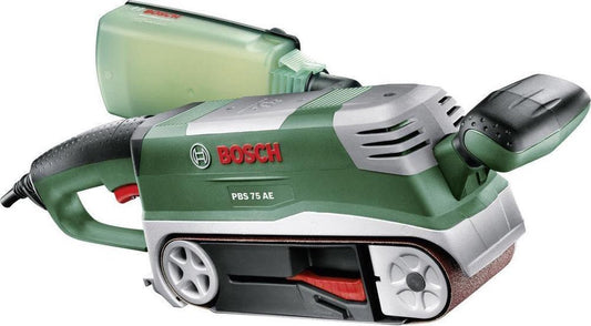 Bosch PBS 75 AE Bandschuurmachine 750W Krachtig Robuust Precisie Schuren Grote Oppervlakken - MR commerce
