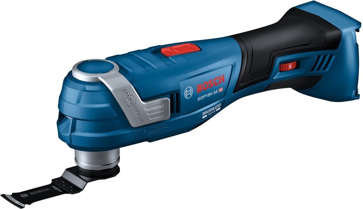 Bosch Professional GOP 18V - 34 Accu Multitool: Krachtig, Draadloos, Snap - In Systeem - MR commerce