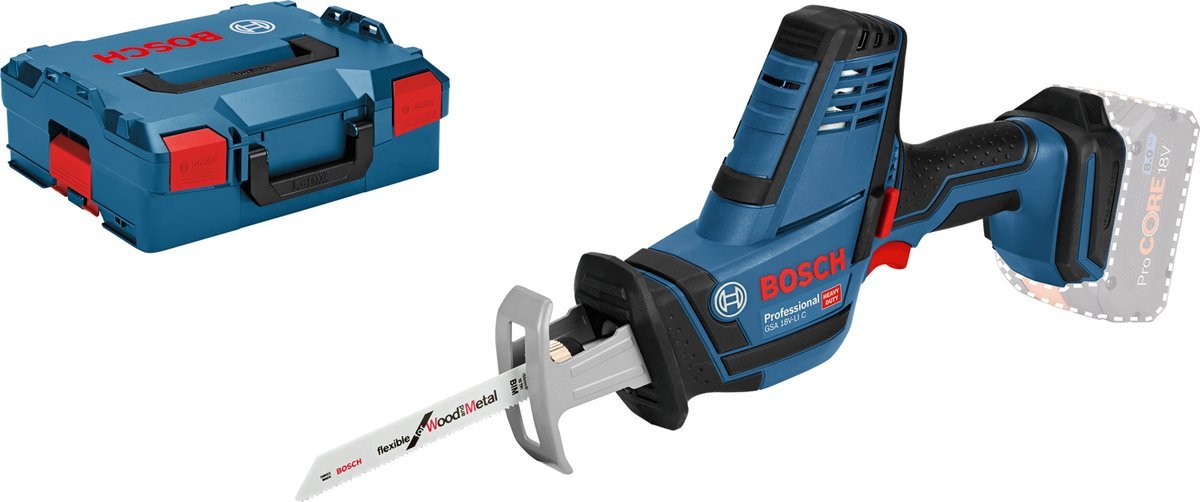 Bosch Professional GSA 18 V-LI C Accu Reciprozaag - Compact, Hout, Metaal, Kunststof - MR commerce