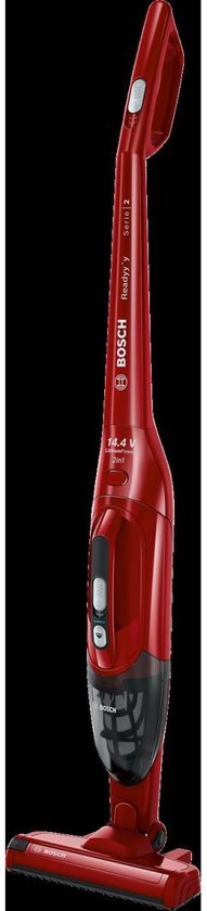 Bosch Serie 2 BBHF214R Draadloze Steelstofzuiger Zakloos Rood - MR commerce