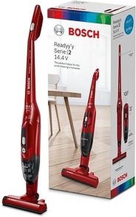 Bosch Serie 2 BBHF214R Draadloze Steelstofzuiger Zakloos Rood - MR commerce