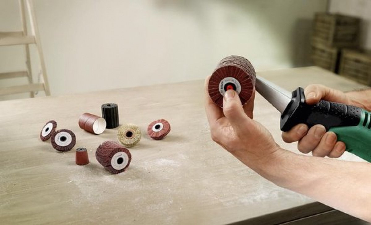 Bosch Texoro Multi - schuurroller 250W voor Hout en Metaal met Accessoires - MR commerce