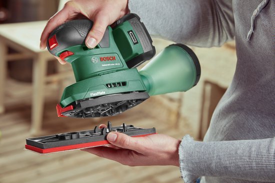 Bosch UniversalSander 18V - 10 Accu Multischuurmachine: Krachtig, Draadloos Schuren Hout, Kunststof, Metaal - MR commerce