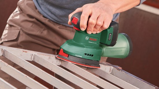 Bosch UniversalSander 18V - 10 Accu Multischuurmachine: Krachtig, Draadloos Schuren Hout, Kunststof, Metaal - MR commerce
