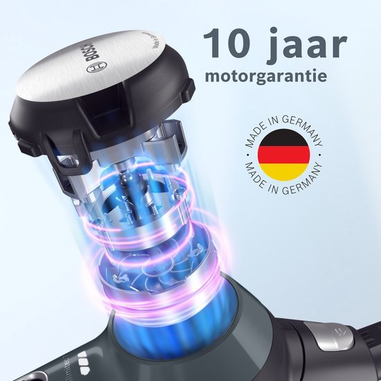 Bosch Unlimited 7 Steelstofzuiger BBS712A Draadloos Antraciet 2 Accu's - MR commerce