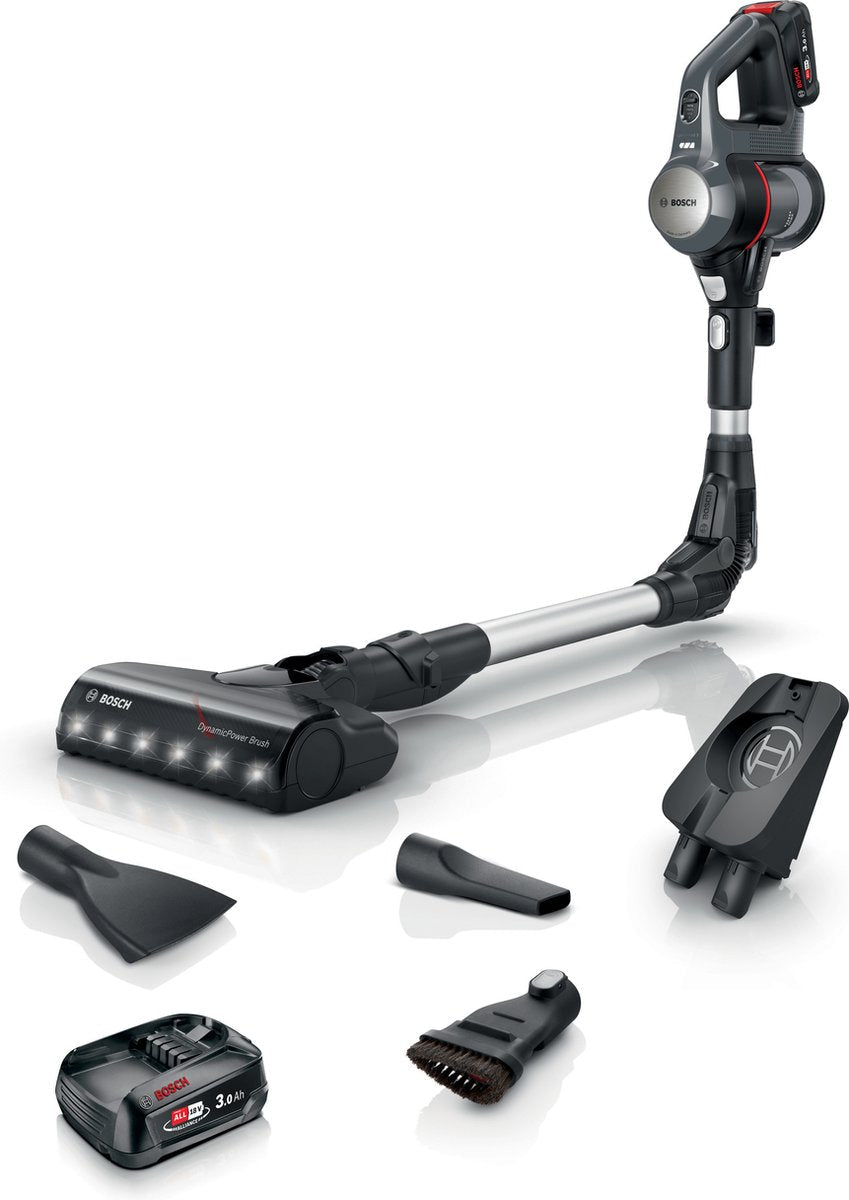 Bosch Unlimited 7 Steelstofzuiger BBS712A Draadloos Antraciet 2 Accu's - MR commerce