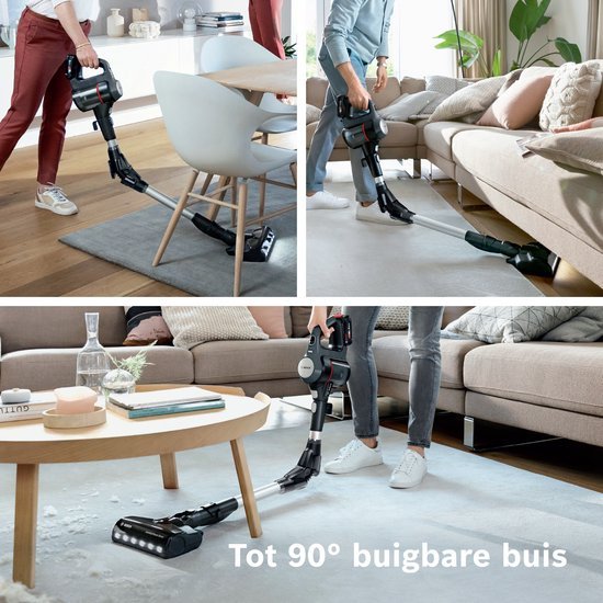 Bosch Unlimited 7 Steelstofzuiger BBS712A Draadloos Antraciet 2 Accu's - MR commerce
