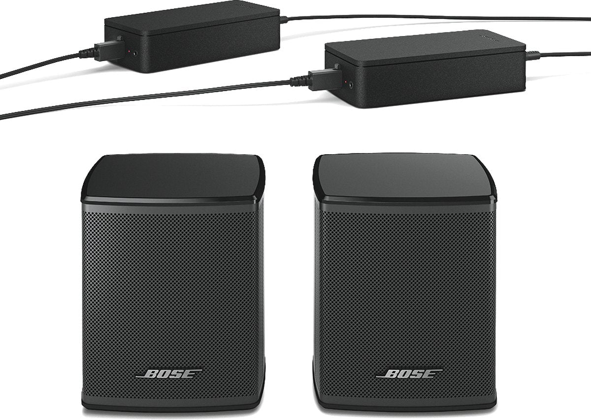 Bose Surround Speakers Draadloze Achterluidsprekers Set van Twee Zwart - MR commerce